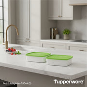 Retró Szögletes Tároló 250ml (2 db)