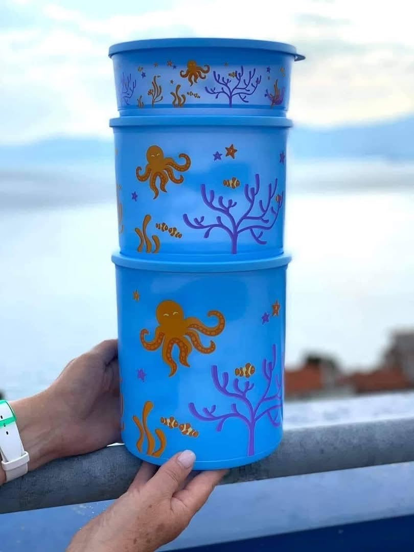 Bálnás Óceán Kerek Tároló 2,1L